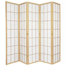 5 Panel Shoji Room Divider Screen